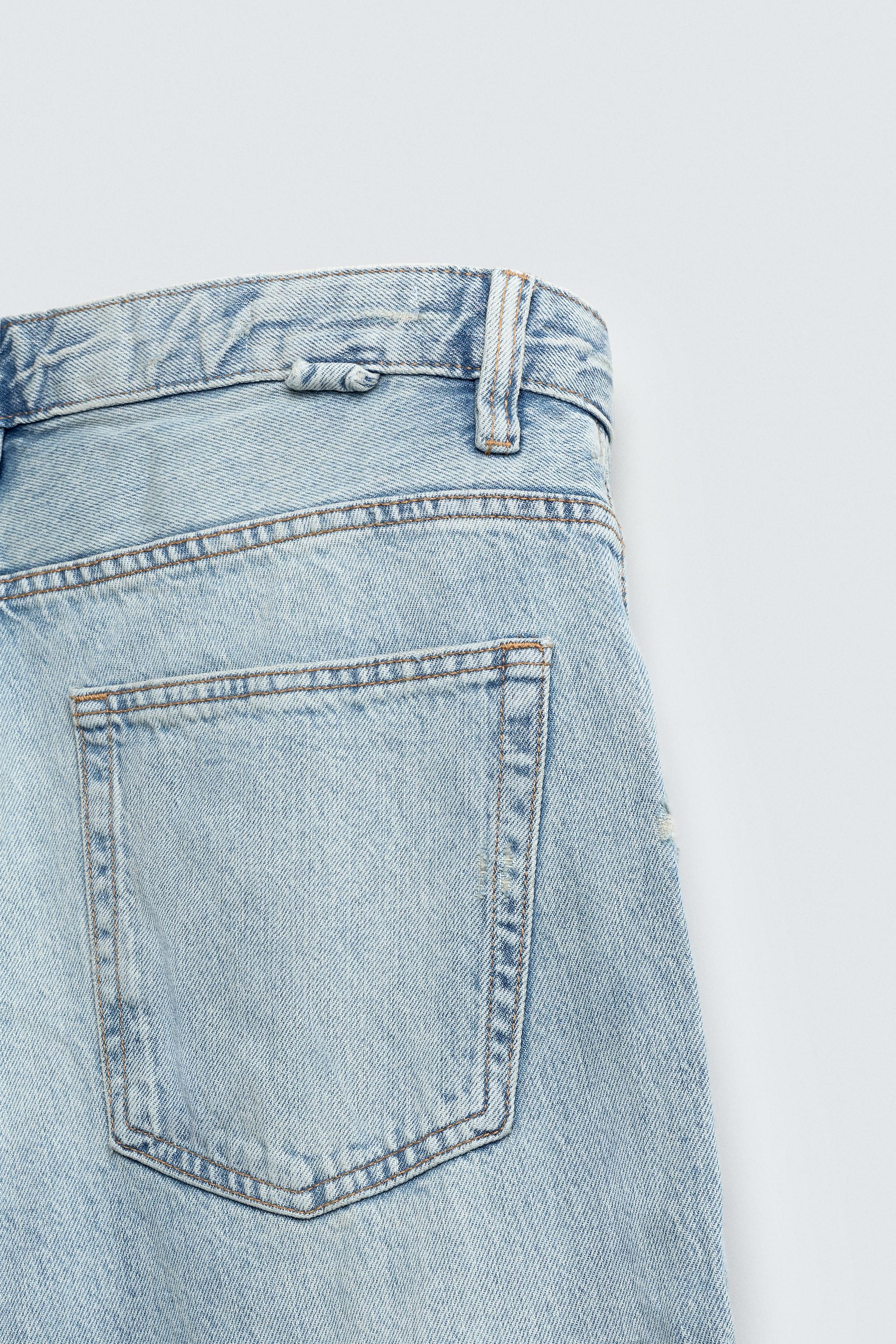 RIPPED BAGGY FIT JEANS